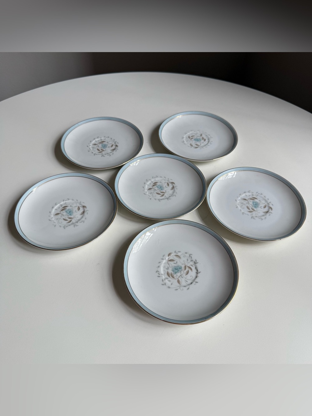 ROYAL M by Mita Shoten Japan Saucers Dessert Plates Set of 6 Delight M105 Size6"